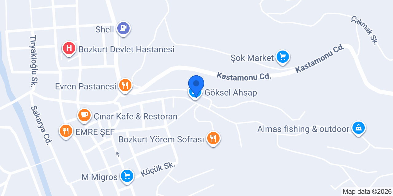 Göksel Ahşap konumu