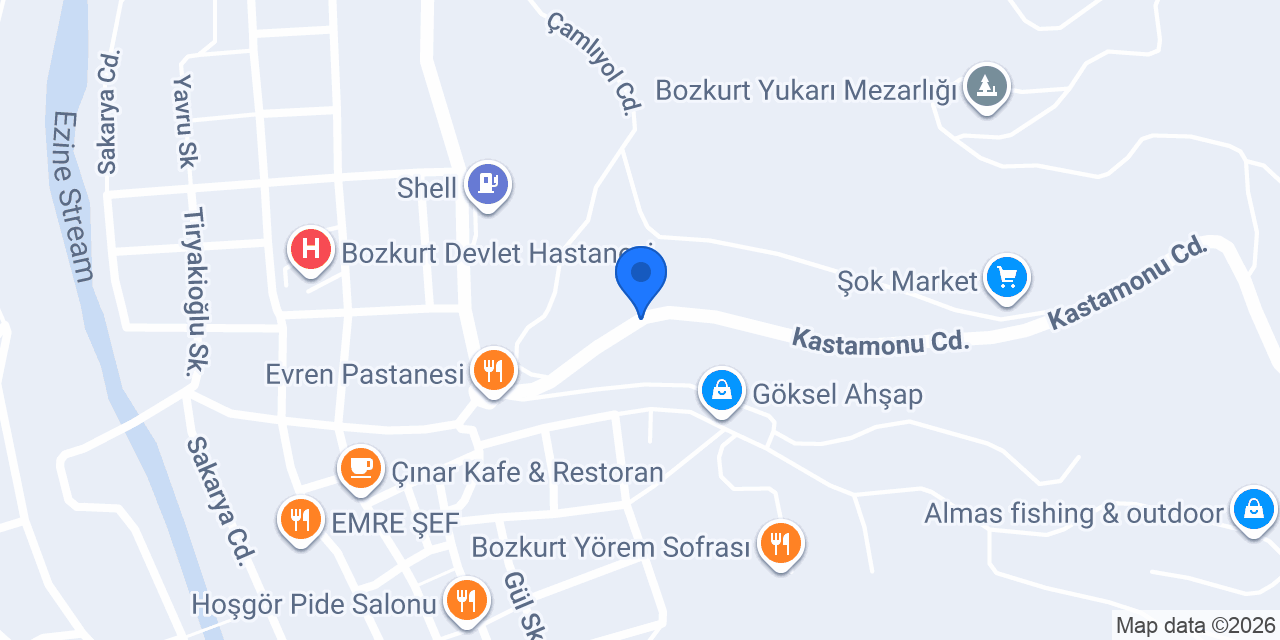 Kastamonu arac Esyali daire konumu