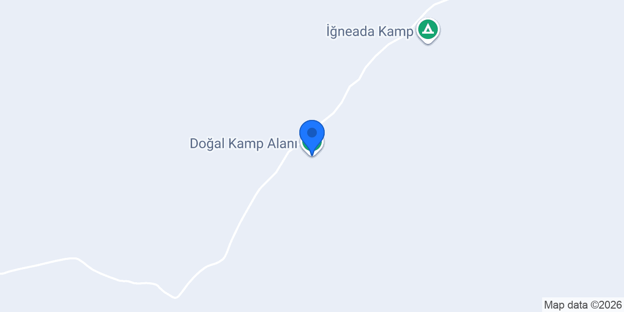 Doğal Kamp Alanı konumu