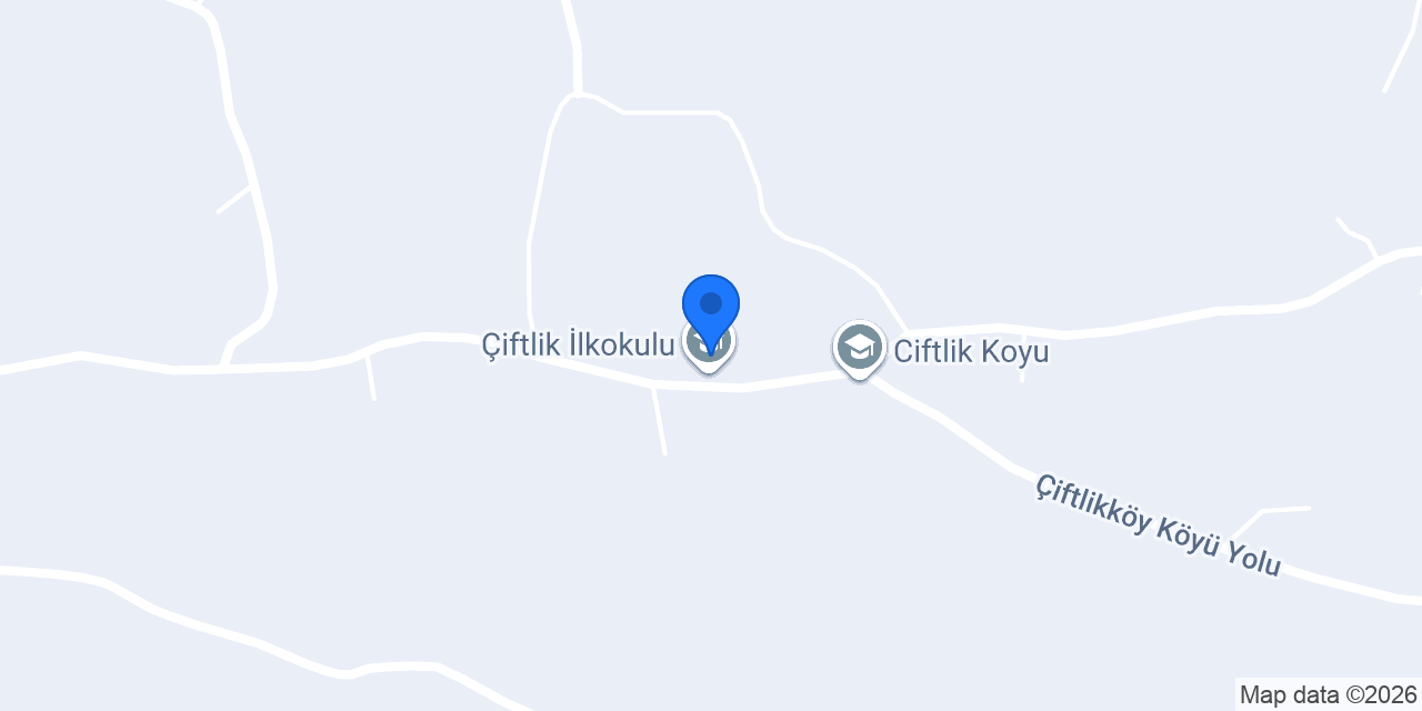Çiftlik İlkokulu konumu