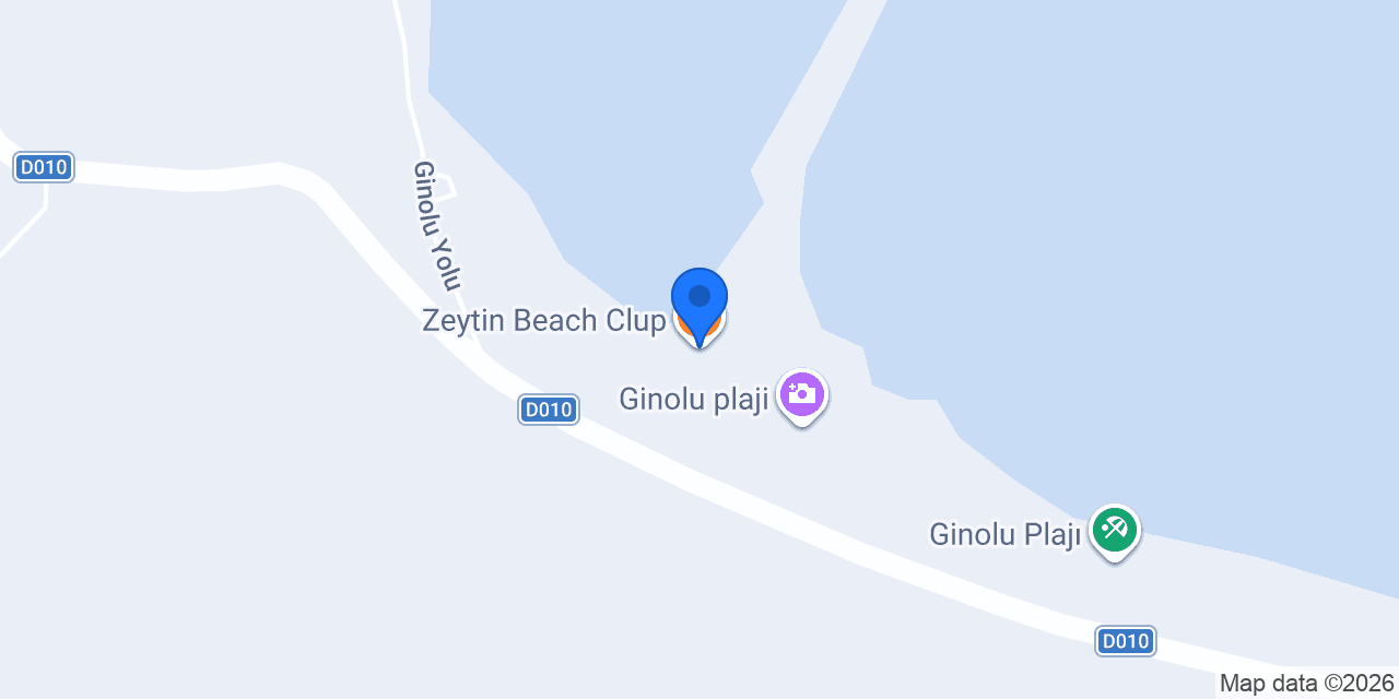 Zeytin Beach Clup konumu