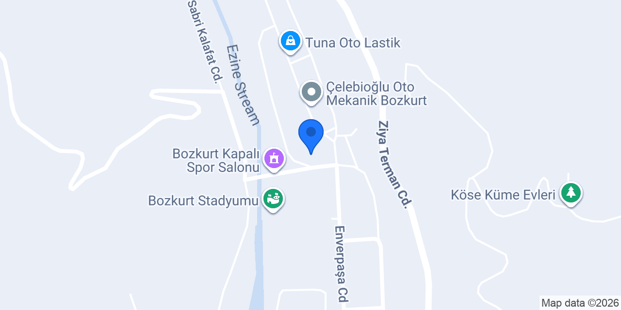 Bozkurt Ortaokulu konumu