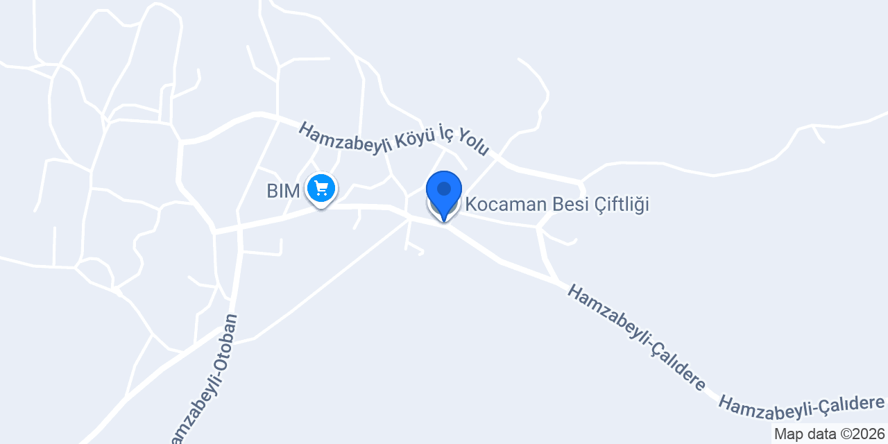 Kocaman Besi Çiftliği konumu
