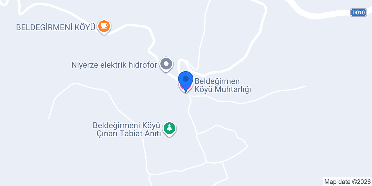 Beldeğirmen Köyü Muhtarlığı konumu