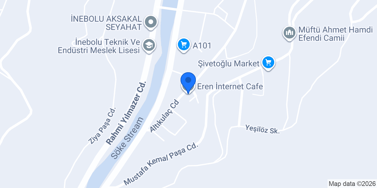 Eren İnternet Cafe konumu