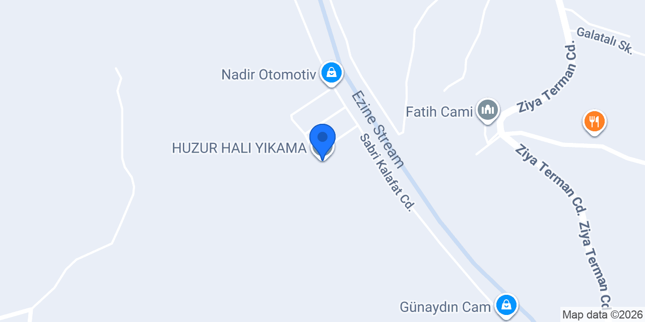 HUZUR HALI YIKAMA konumu