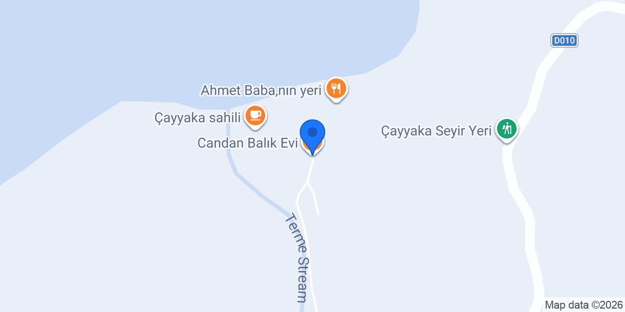 Candan Balık Evi konumu
