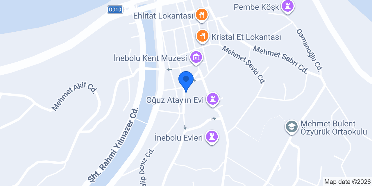 Şirvan Tantuni İnebolu konumu