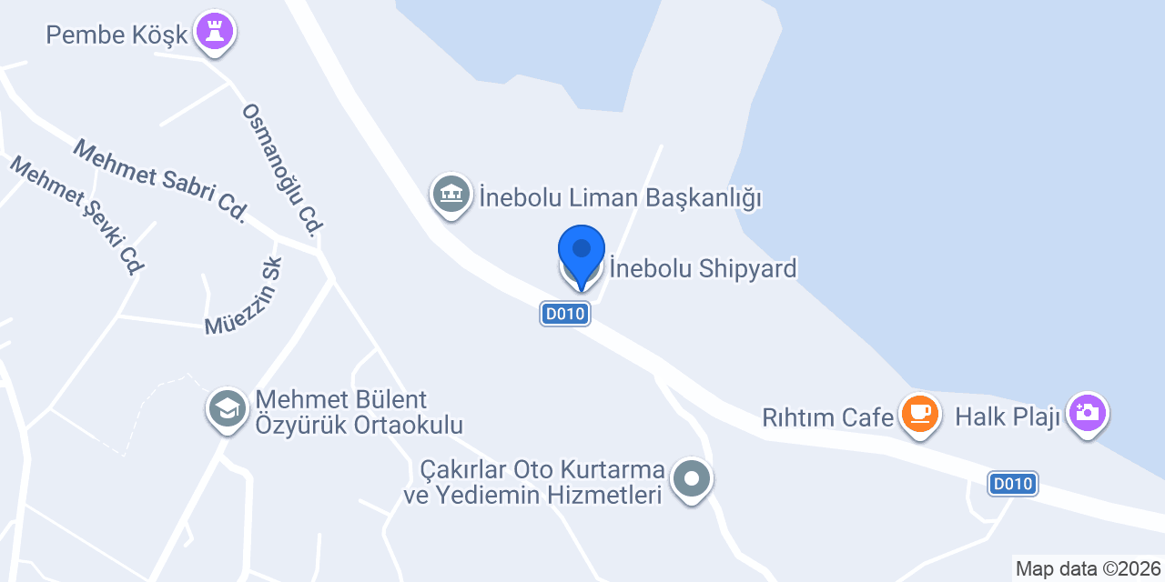 İnebolu Shipyard konumu