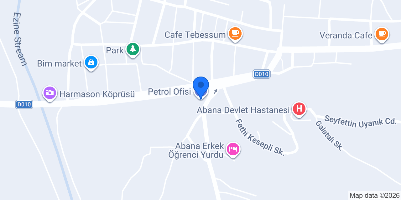 Petrol Ofisi konumu