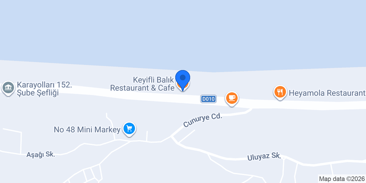 Keyifli Balık Restaurant & Cafe konumu