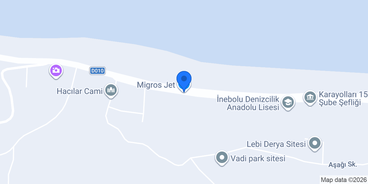 Migros Jet konumu