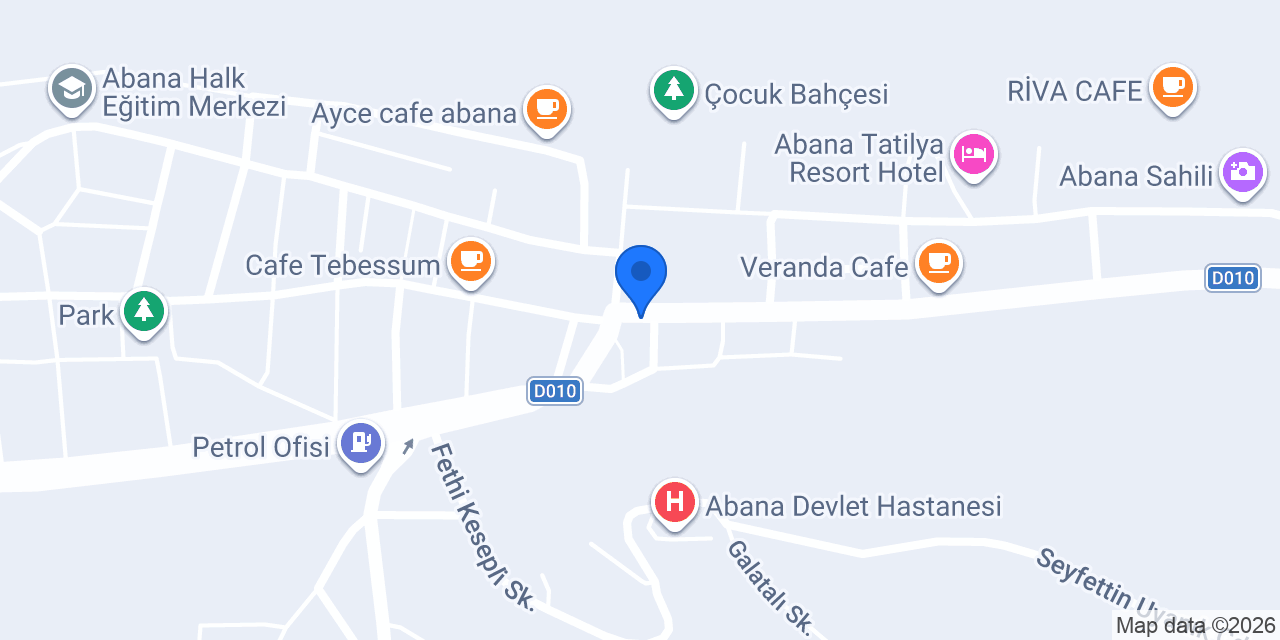 Abana Elite Otel konumu