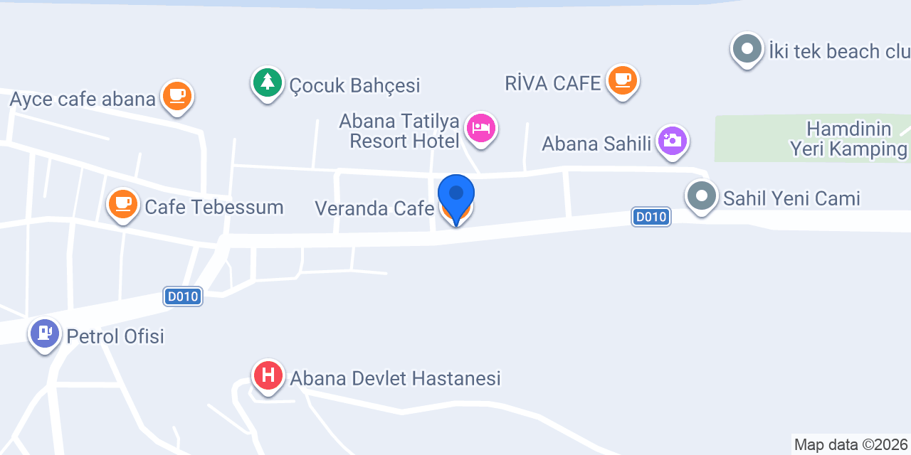 Veranda Cafe konumu