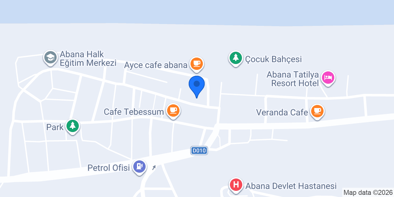 Abana İnönü Anadolu Lisesi konumu