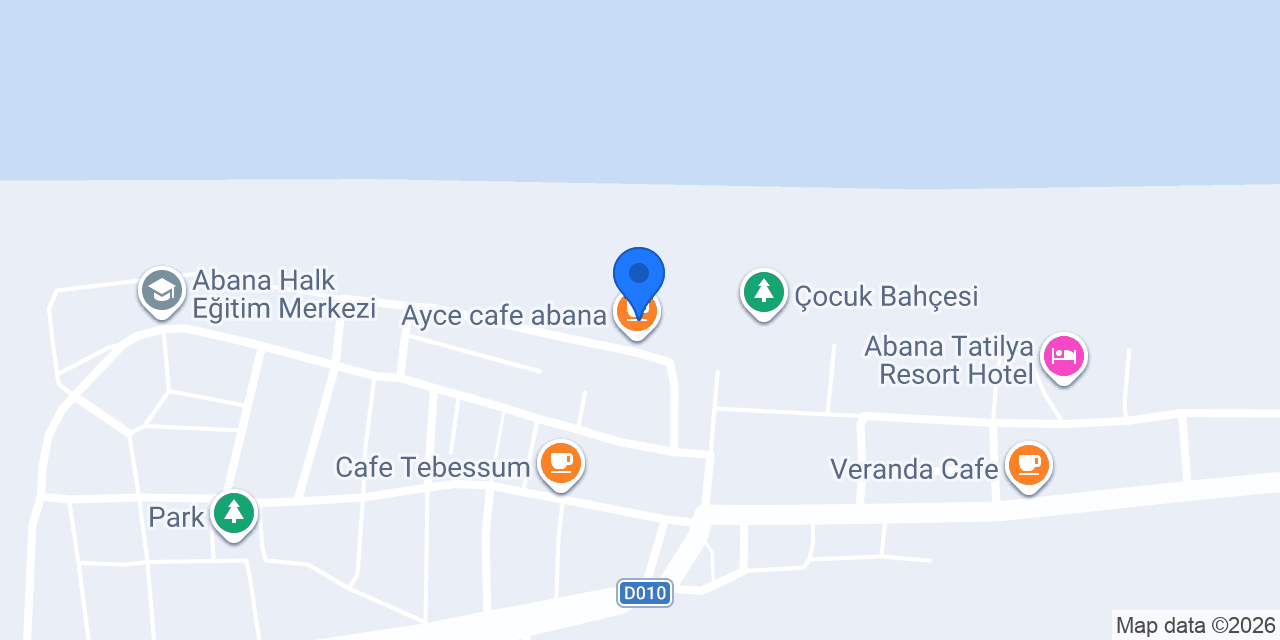 Ayce cafe abana konumu