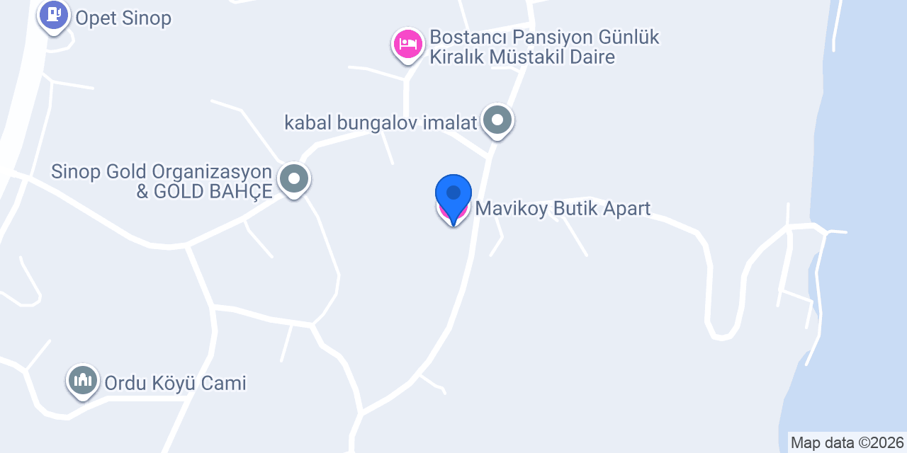 Mavikoy Butik Apart konumu