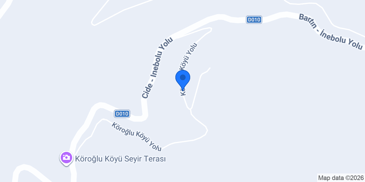 Köroğlu Köyü Muhtarlığı konumu
