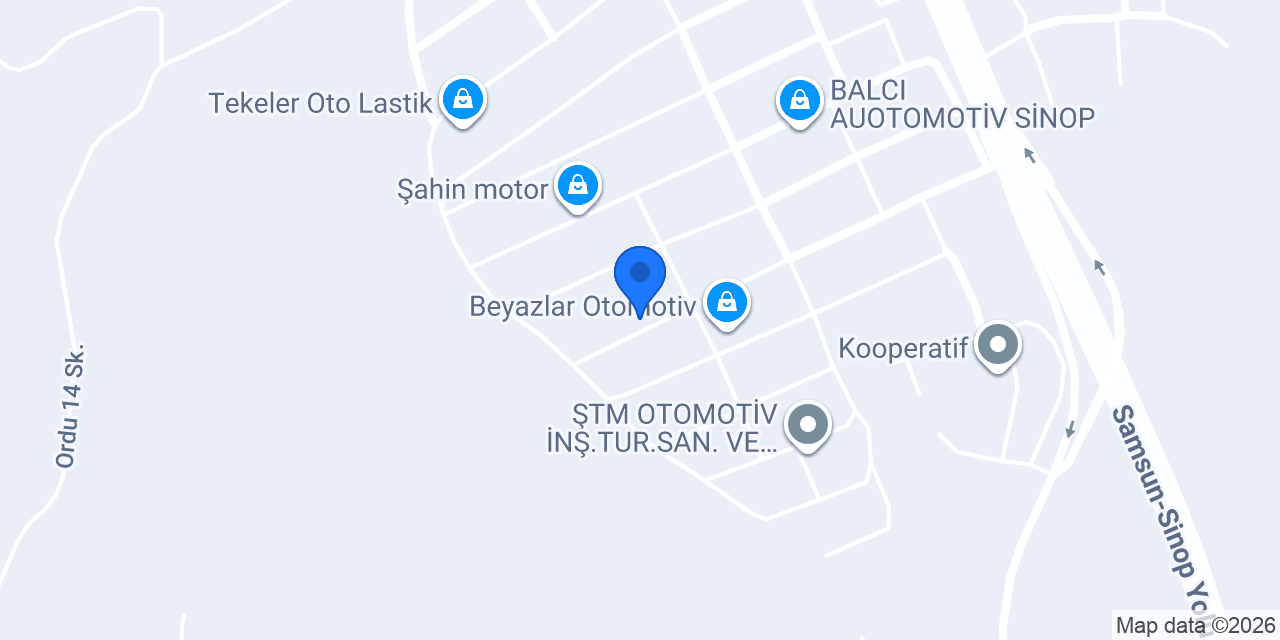 Tunalar Otomotiv konumu