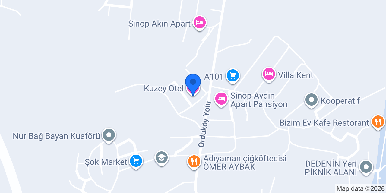 Kuzey Otel konumu