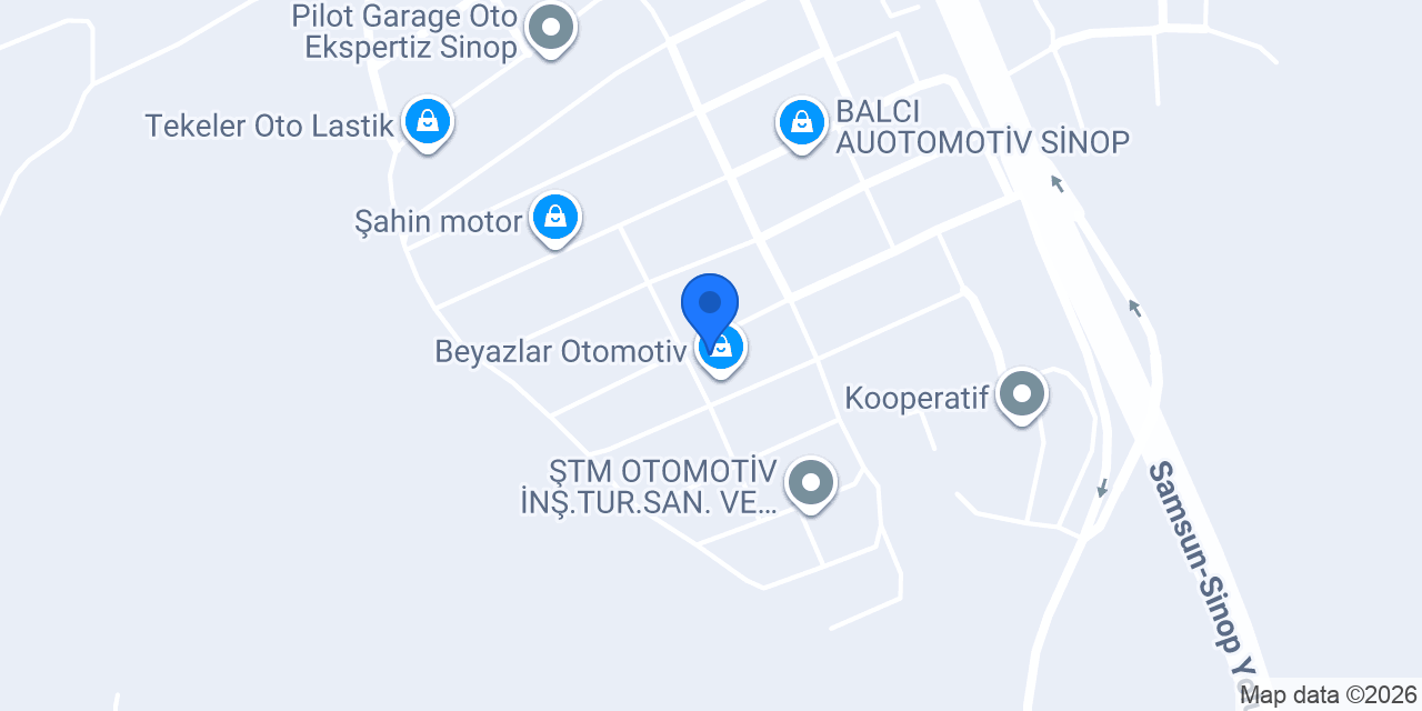 Sinop Tente Branda Mutioğlu konumu