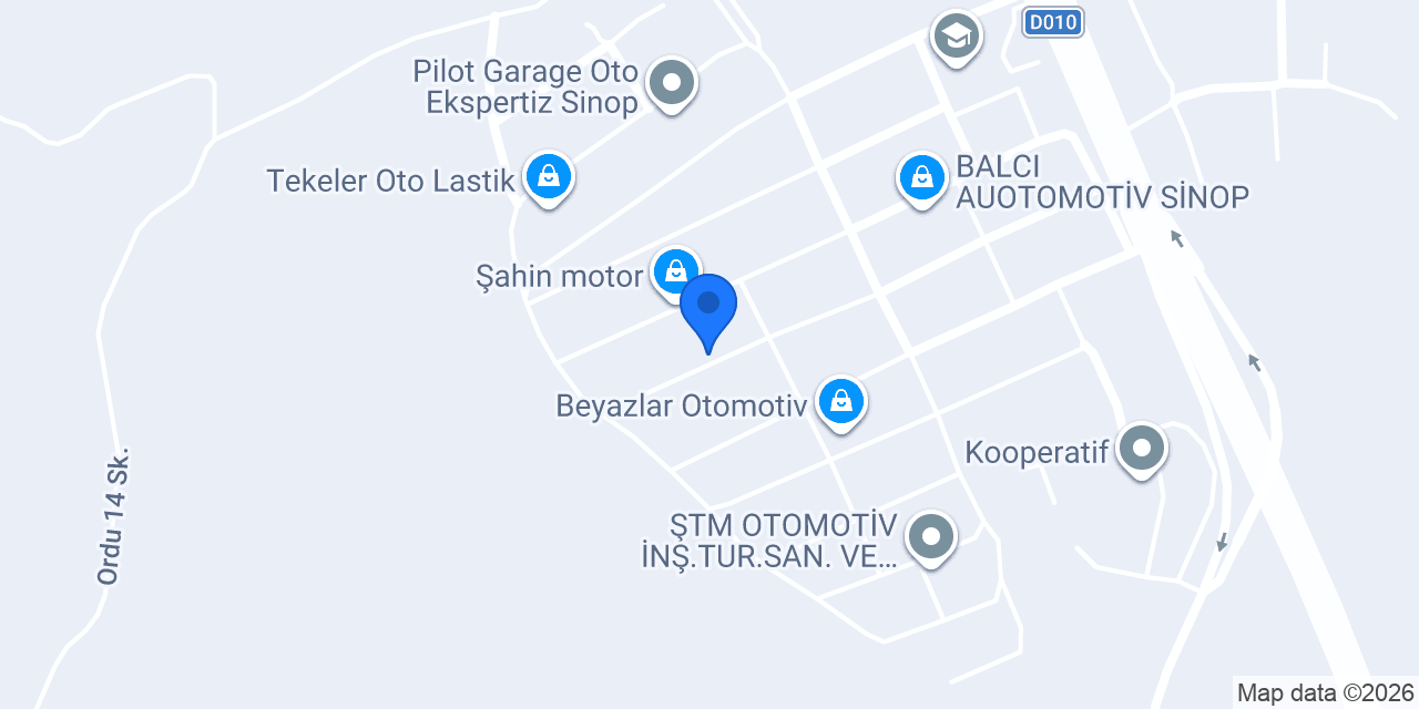 Altıner Garage konumu