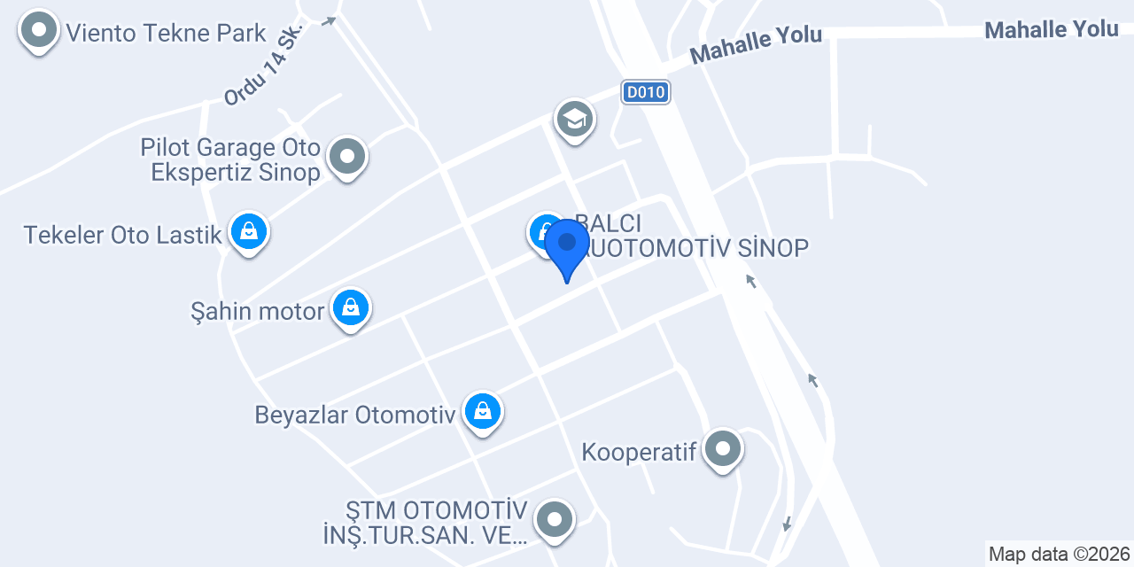 Süzen Egzoz konumu