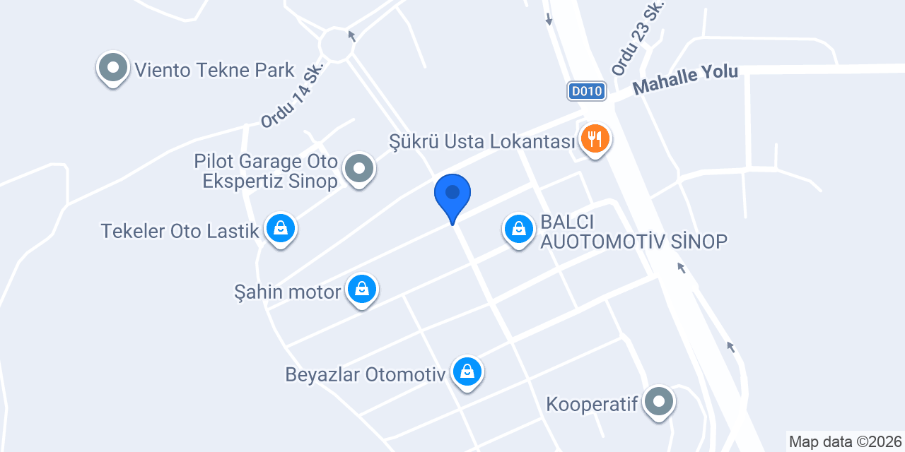 Tütüncü Oto konumu