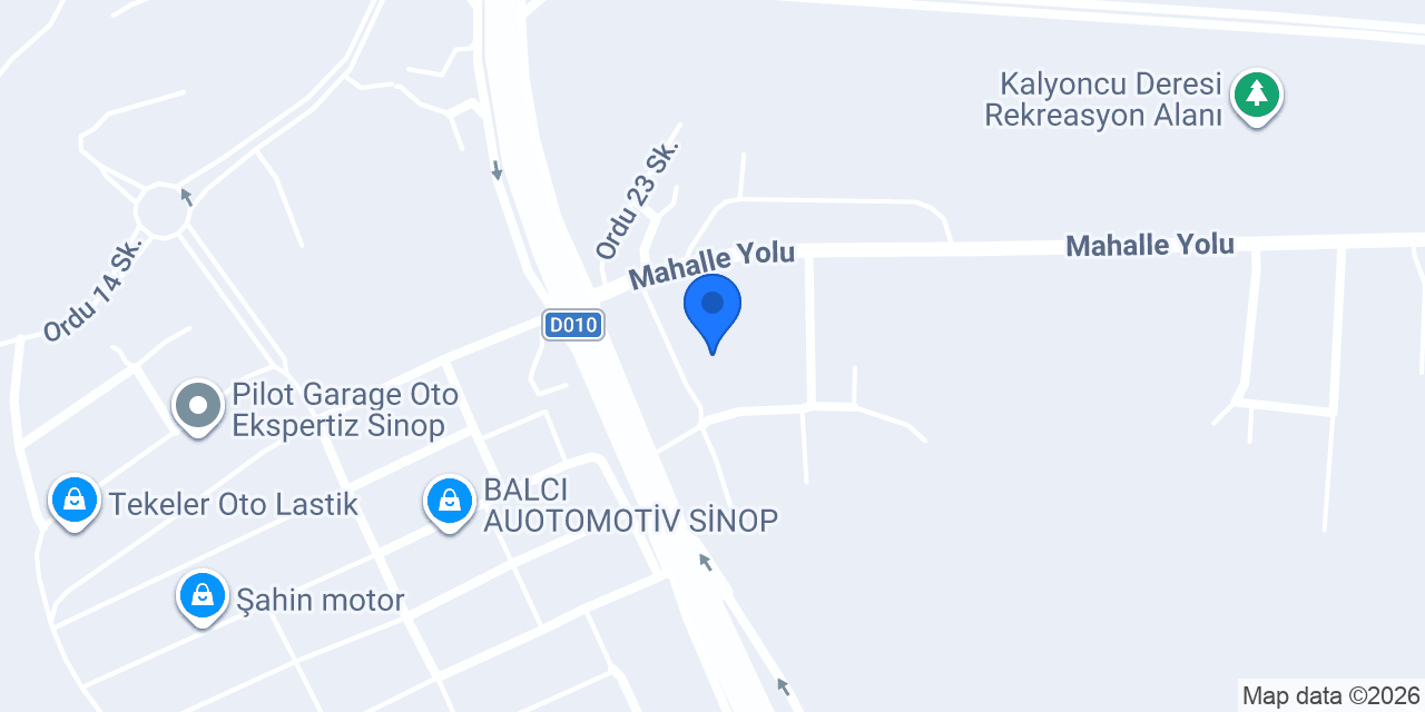 Mavi rota apart konumu