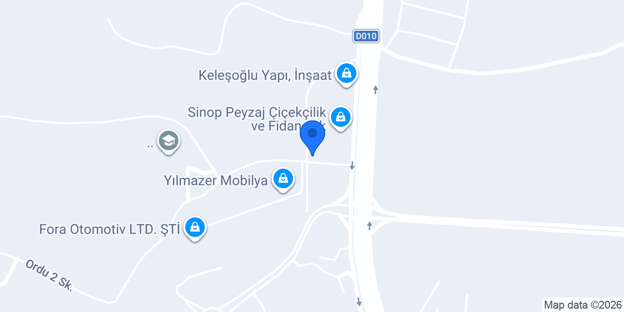 Özcan Mobilya konumu