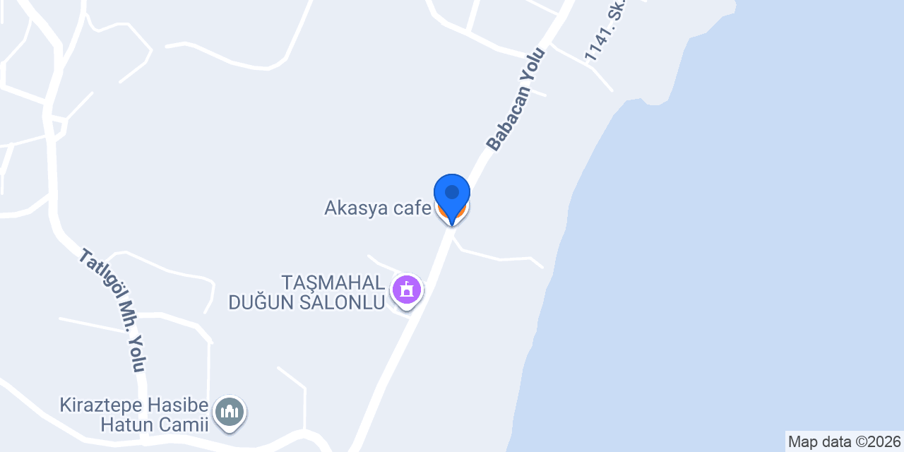 Akasya cafe konumu