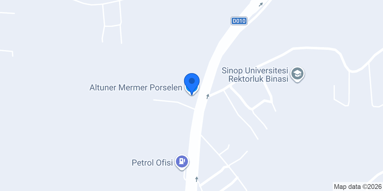 Altuner Mermer Porselen konumu