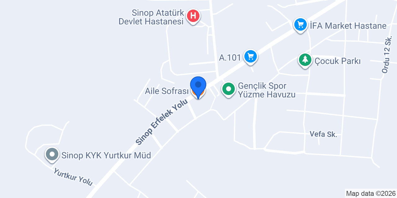 Aile Sofrası konumu