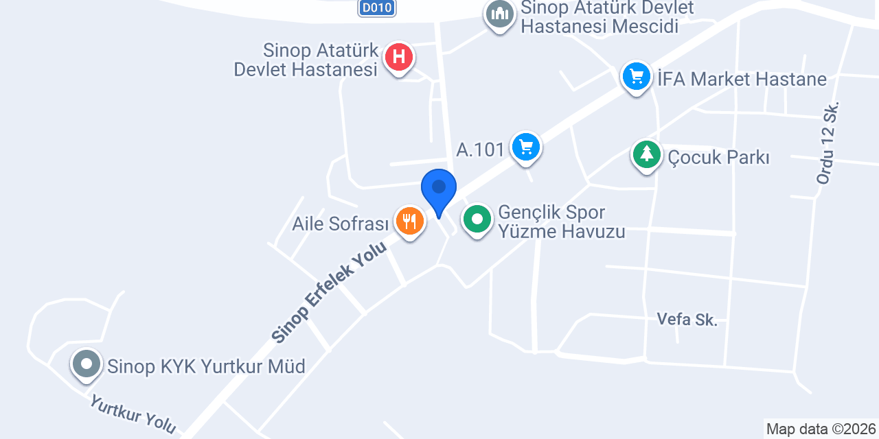 Buket Eczanesi konumu