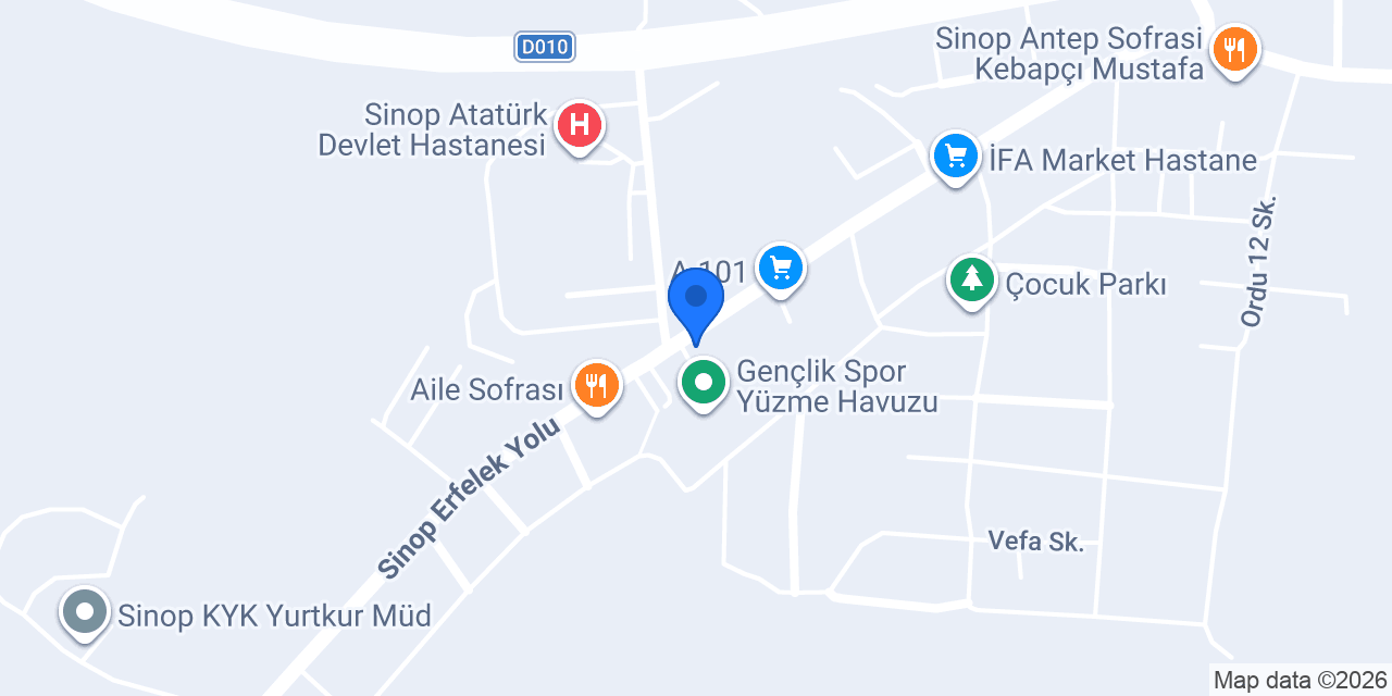 Şifa Eczanesi konumu