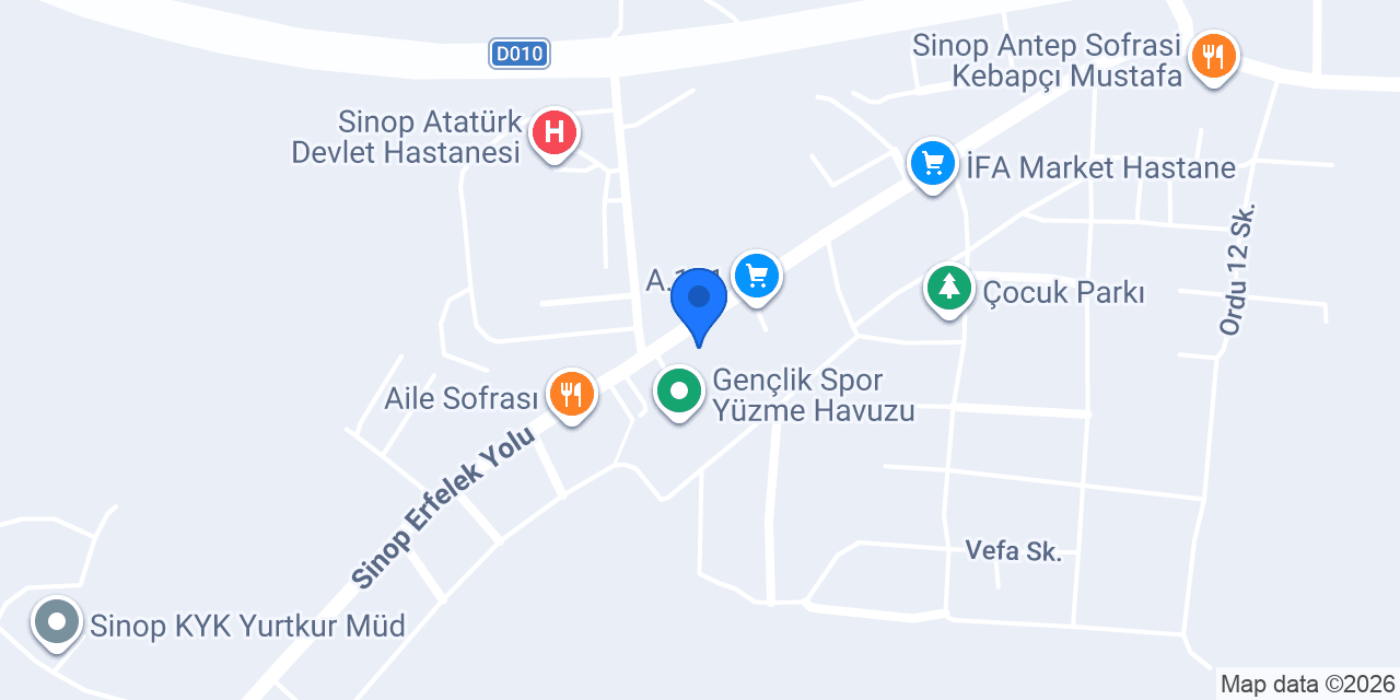 Gül Döner & Cafe konumu