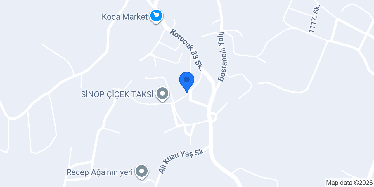 Diyojen Restoran konumu