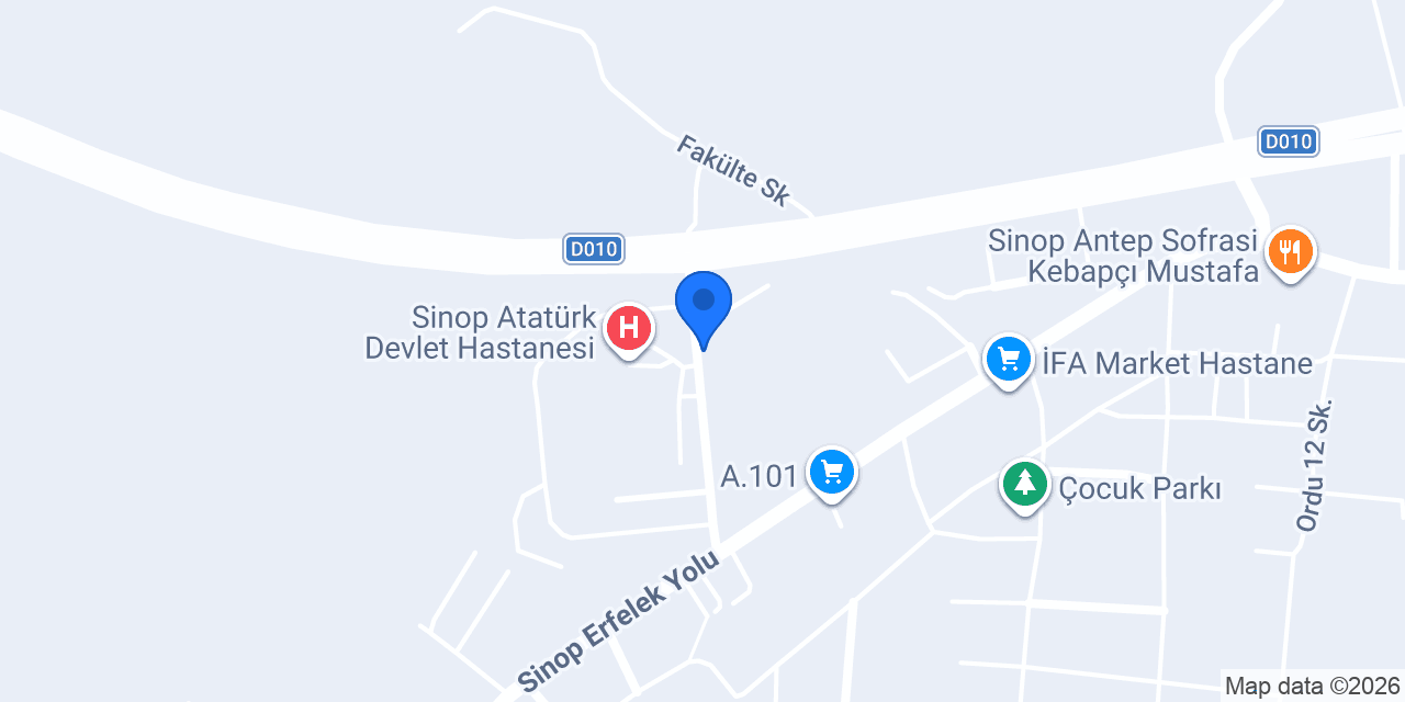 HASTANE TAKSİ konumu