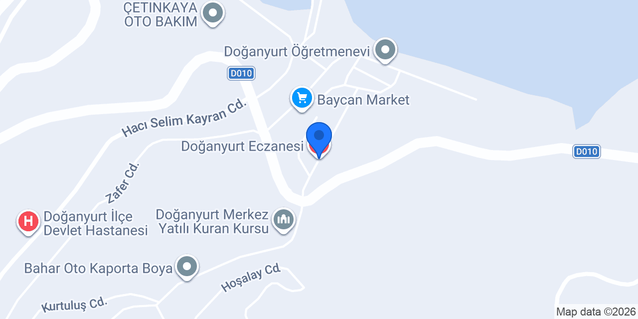 Doğanyurt Eczanesi konumu
