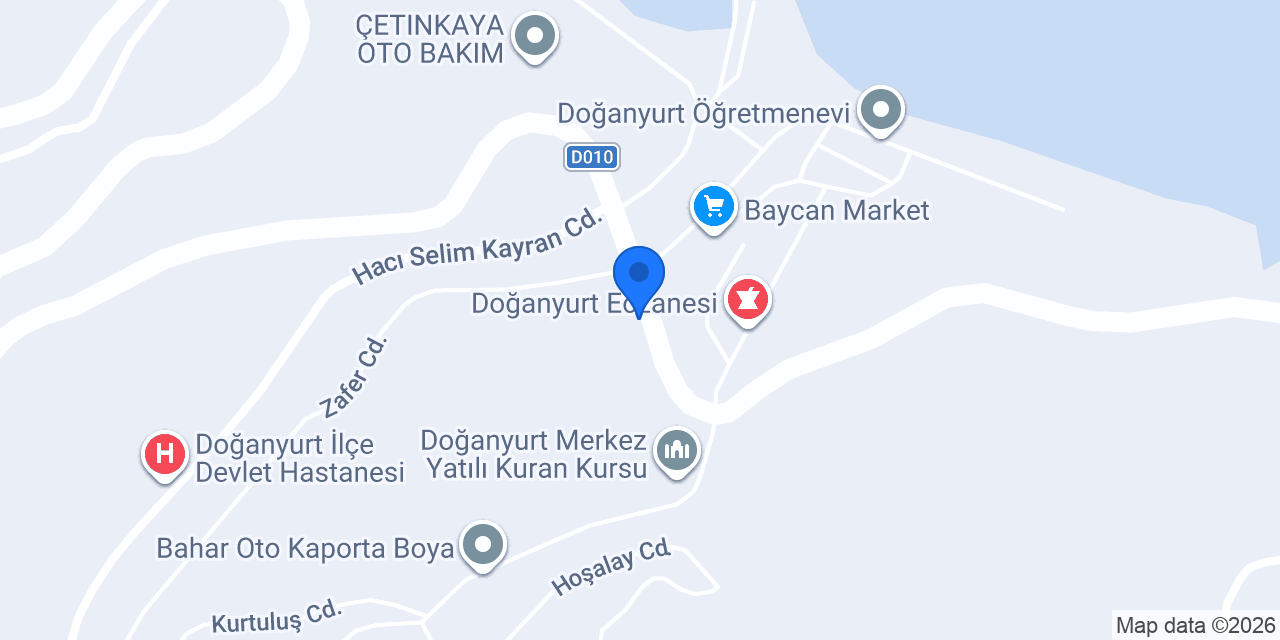 Asrın Pastanesi konumu