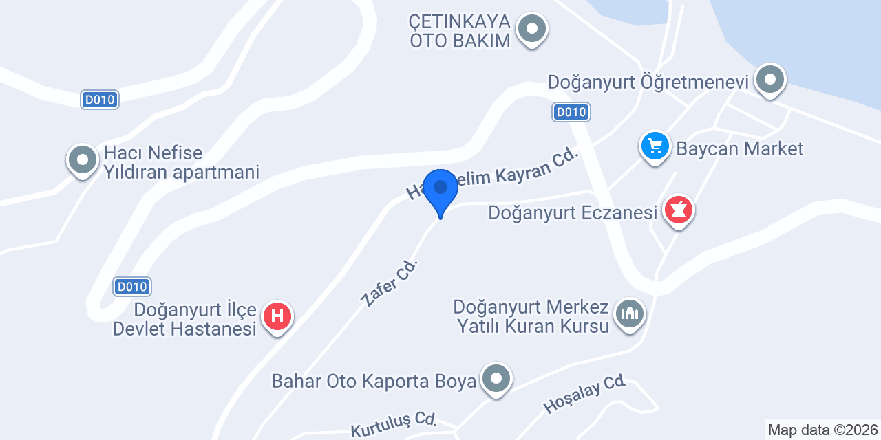 Doğanyurt İlçe Emniyet Amirliği konumu