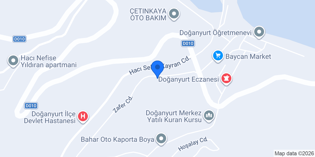 Doğanyurt 1 No’lu Aile Hekimliği konumu