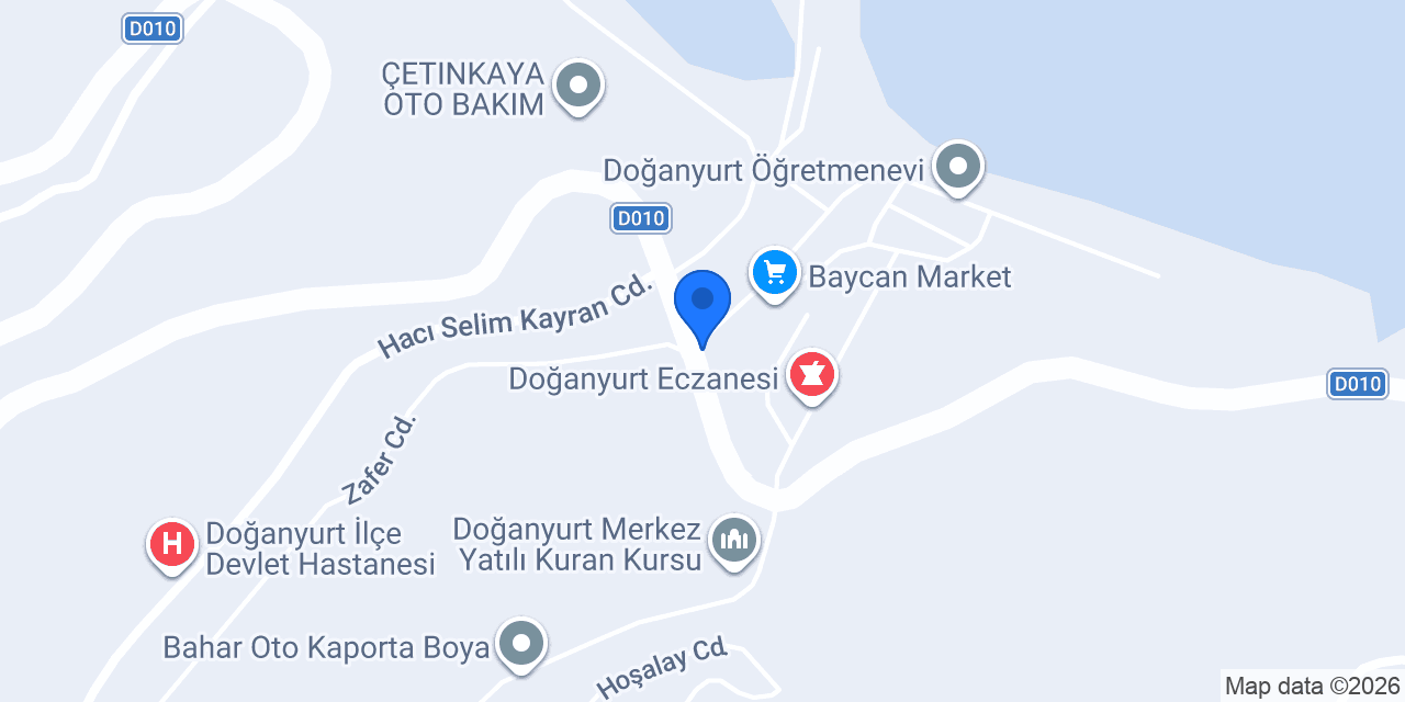 Doğanyurt Halk Eğitim Merkezi konumu