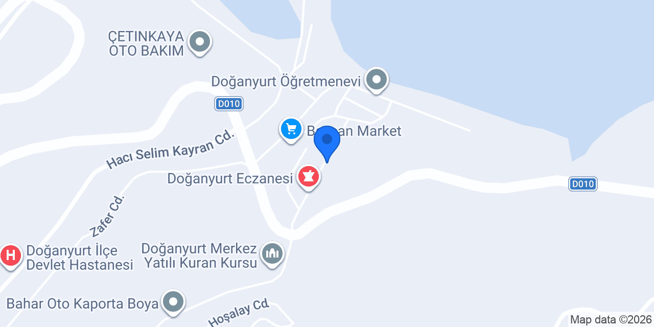 Tiryaki Yapı Malzemeleri konumu