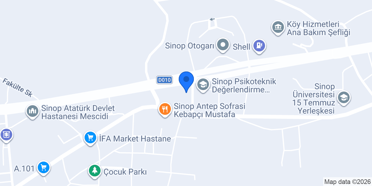 Durmaz Tesisat konumu