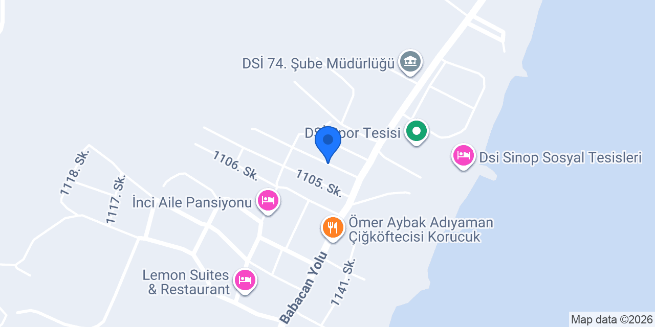 Kafkas Pansiyon konumu