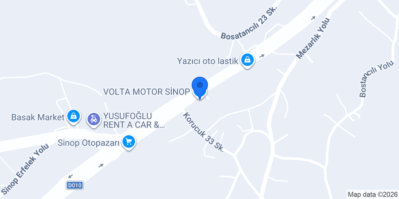 VOLTA MOTOR SİNOP konumu