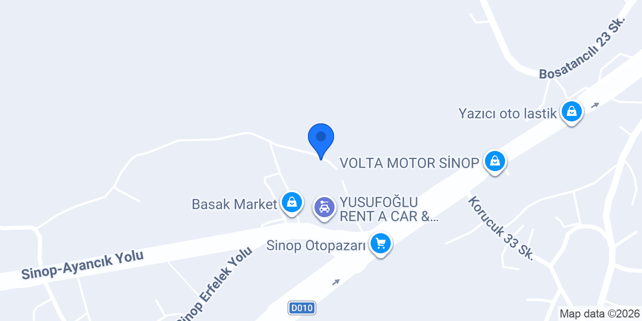 Erbeyi Bahçe konumu