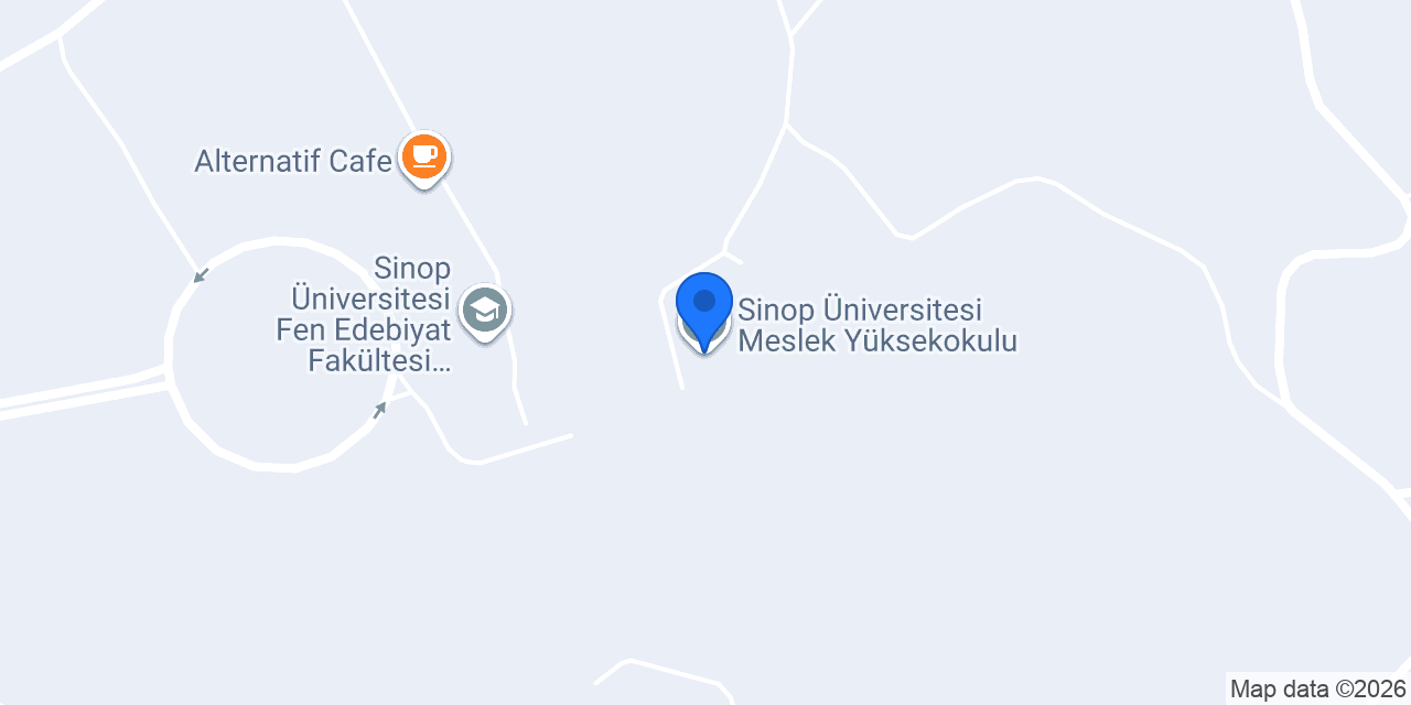 Sinop Üniversitesi Meslek Yüksekokulu konumu