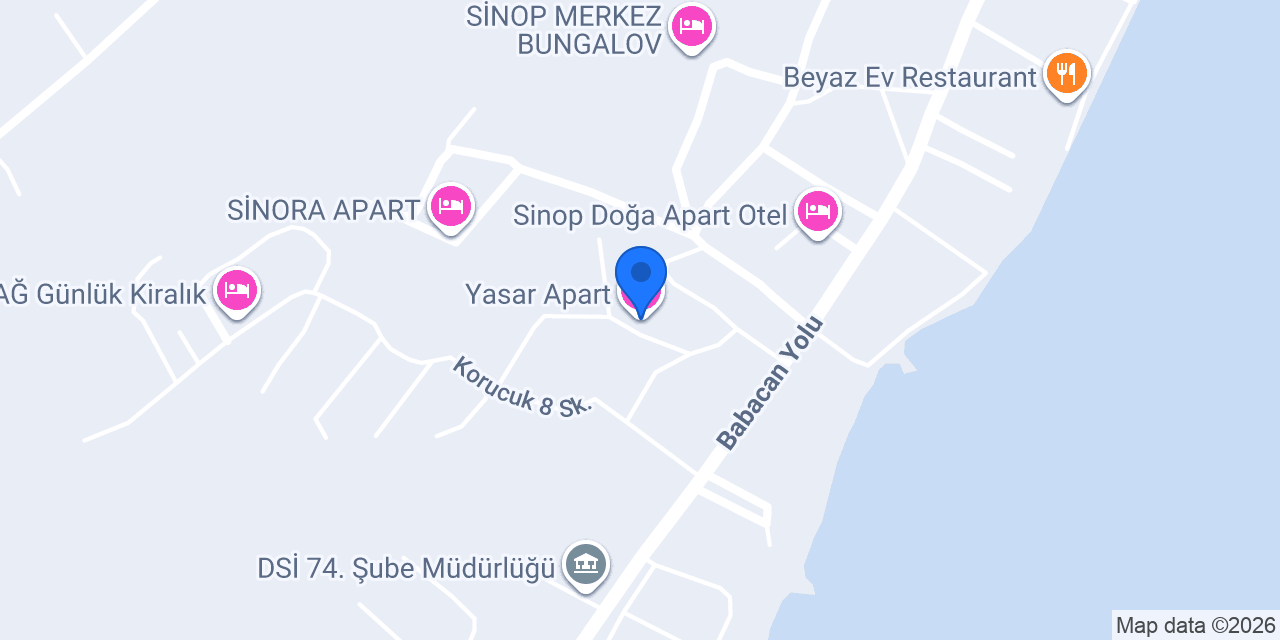 Yasar Apart konumu